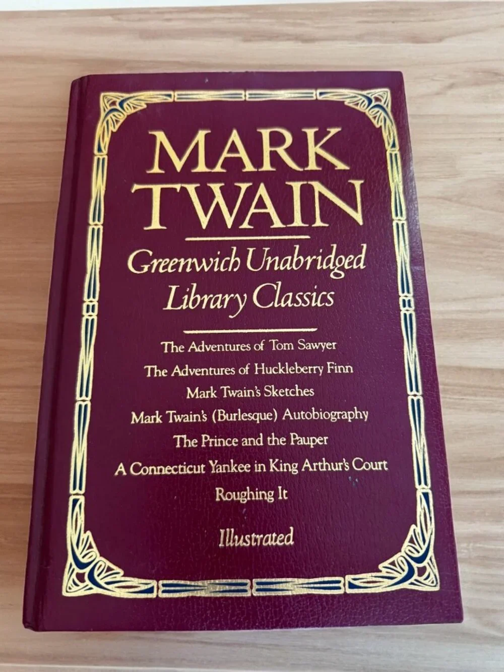 Mark Twain Greenwich Unabridged Library Classics Hardcover Illustrated